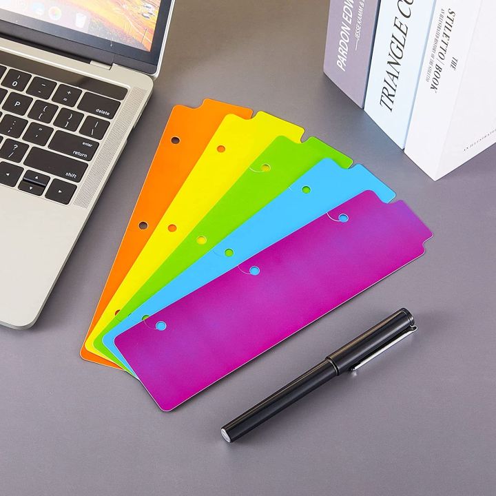 20%20Pieces%20Snap-in%20Plastic%20Bookmark%20Mini%20Binder%20Dividers%20Snap%20in%20Bookmark%20for%20Planner%20Multicolor%20Plastic%20Bookmark%20-%20Image%203