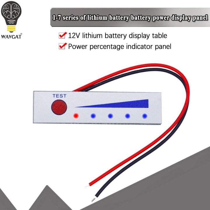 Battery Level Indicator 18650 Lipo Li-ion Capacity Tester Meter 1S-7S 3.7V-29.4V