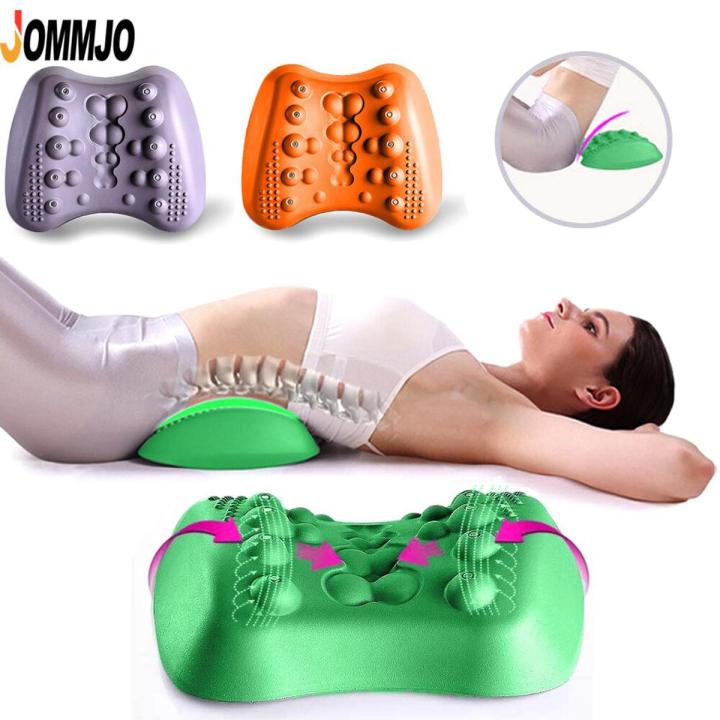 Lumbar Support Pillow for Lower Back Pain Relief,Lower Back Stretcher Massager for Chronic Lumbar Pain Relief and Herniated Disc