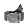 Olive Drab Fabric Belt For Men. 