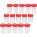 Leakproof Lids Urine Sample Cups Sterile Cups With Scale Disposable Specimen Containers 10 Pcs Pack Transparent Sampling Cups for Medical Testing Laboratory Use Patient Care Urinalysis Health Screenings. 