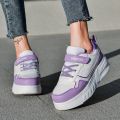 New Roller Skate Shoes For Boys Girls Kids Children's Four Wheels Detachable Fashion Outdoor Sports Street Skateboard Sneakers. 