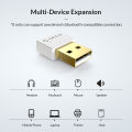 ORICO USB Bluetooth 5.0 Dongle Adapter Mini Wireless Mouse Music Audio Receiver Transmitter for PC Speaker Mouse Laptop. 
