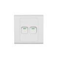 Wener Plus Series Two Gang One Way Electrical Wall Switch Socket 2Gang. 
