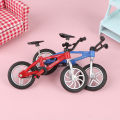 Retro Alloy Mini Finger BMX Bicycle Assembly Bike Model Toys Gadgets Gift Toys Model Mini Portable Bike For Kid. 