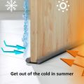 Telebrands Twin Door Draft Stopper, Under Door Bottom Seal Strip Noise Blocker for Door Insulation and Soundproofing, Length Adjustable Suitable for Interior Doors Door Draft Stopper 32 36 38 40 44 Inch for Sound Dust Proof, Saving Energy Under Door Guard. 