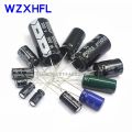 2-50pcs 10V 16V 25V 35V 50V 63V 100V Aluminum Electrolytic Capacitor 100UF 220UF 330UF 470UF 680UF 1000UF 2200UF 3300UF 4700UF. 