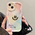 Gradient Dreamy Watercolor Wavy Curved Edge Case For Realme 9i 11 C35 C53 C12 C25 C15 C17 5i 8i 5s 6i 5 7 C11 C51 C17 C55 C25s C30 C25Y C31 C20 C21 C33 C21Y C3 Smile Face Cover.