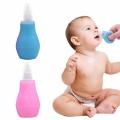 1 PCS Nasal Aspirator for Baby Baby Nose Cleaner Snot Nasal Suction Baby Nasal Care Relieve Congested and Stuffy Noses Silicone Vacuum Safety Sucker Newborn Cleaning Tool. 