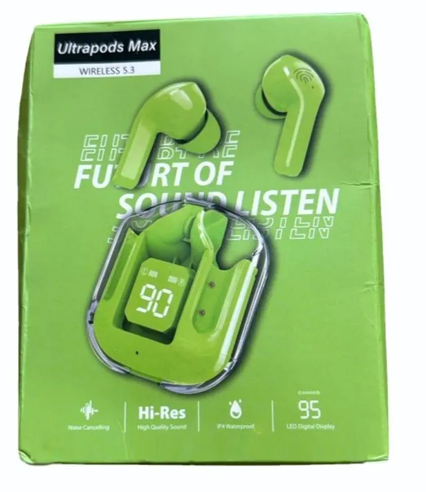 Ultrapods%20Max%20True%20Wireless%20Earbuds%20with%20Display%20Transparent%20Design,%20Water%20Proof,%20Bluetooth%205.3%20-%20Image%202