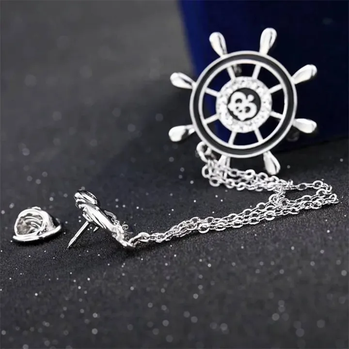 Rudder%20Wheel%20With%20Anchor%20Pin%20Brooch%20For%20Men%20Women%20Suit%20Fashion%20Accessories%20-%20Image%203