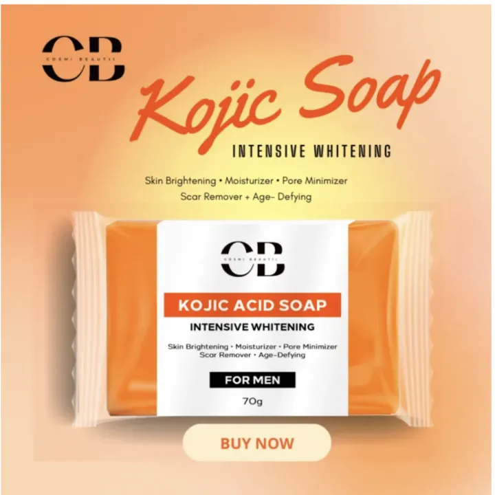 Cosmi%20Beauty%20Kojic%20Acid%20Soap70g%20CB%20Intensive%20Whitening,%20Brightening,%20Age%20-%20Defying,%20Moisturizer%20soap%20for%20Men%20&%20Women%20-%20Image%204