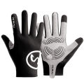Anti Slip Full Finger Gloves Road Mountain Bike Gloves Ice Silk Bike Gloves Breathable Sun-proof Fitness Gloves for Cycling. 