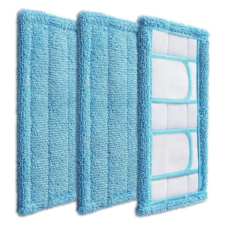 3Pcs Reusable Microfiber Mop Pads Compatible for Swiffer Sweeper Mops