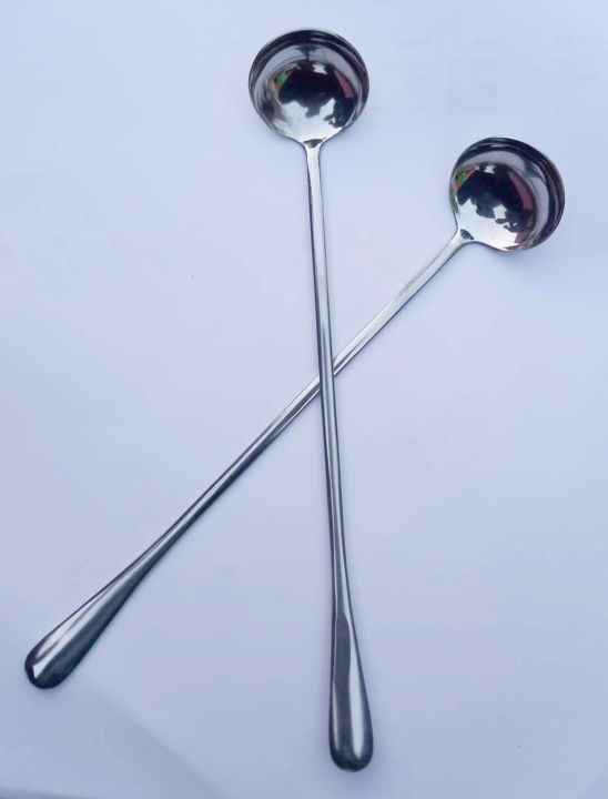 Steel%20Long%20handle%20Pickle%20Spoon%20Round%20Shape%20-1%20Pieces-23cm/9%20Inch%20-%20Image%204