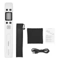 Mini Portable Handheld Document & Images Scanner A4 Size JPG/PDF Formate 1050DPI Resolution LCD Display for Business Receipt. 