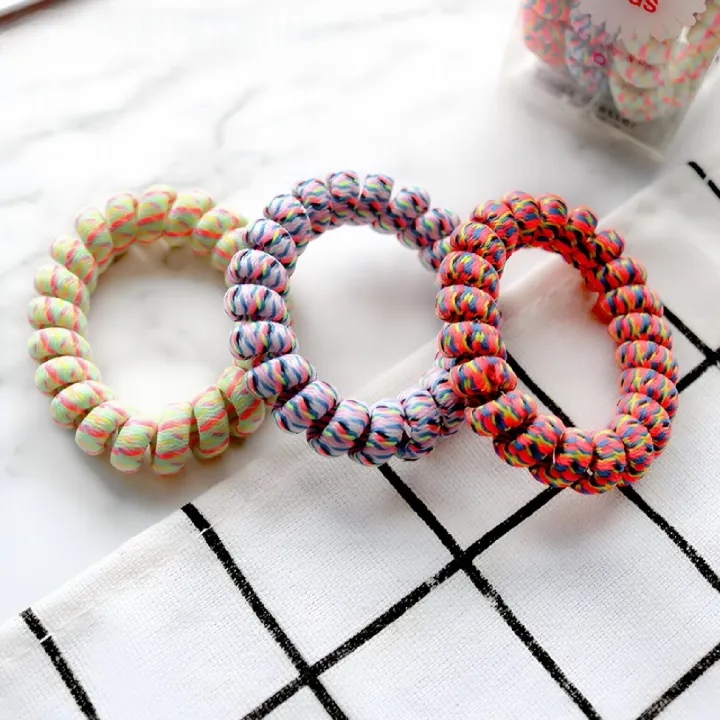 Women's%20Spiral%20Hair%20Ties%20Telephone%20Wire%20Cord%20Girl%20Hair%20Ring%20Elastic%20Head%20Bands%20Rubber%20Band%20Scrunchies%20Ladies%20Headwear%20Sweet%20Korean%20Large%20Spring%20Summer%20Thickened%20Stretchy%20Children%20Durable%20Tie%20Hair%20Tool%20Hair%20Accessories%20-%20Image%206