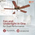 Orient Subaris 1300MM / 52" Ceiling Fan Underlight (Antique Copper). 