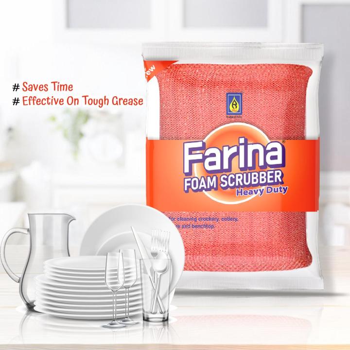 Farina Foam Scrubber / Majoni ( 3pcs )