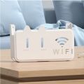 Plastic Wall Hanging ABS Wifi Router Shelf Storage Box Cable Power Organizer Bracket with Cord Management Home Decor.