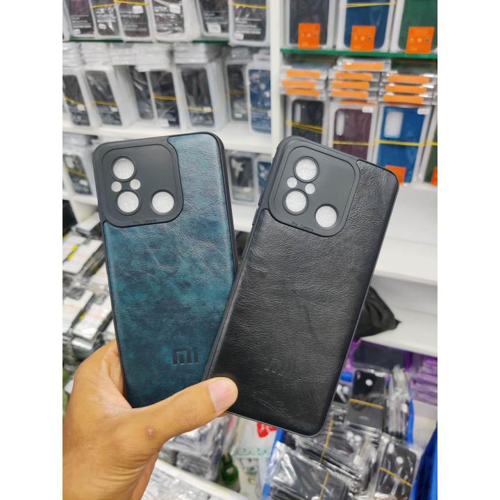 For Redmi 12C / Poco C55 Soft Artificial Leather Cover