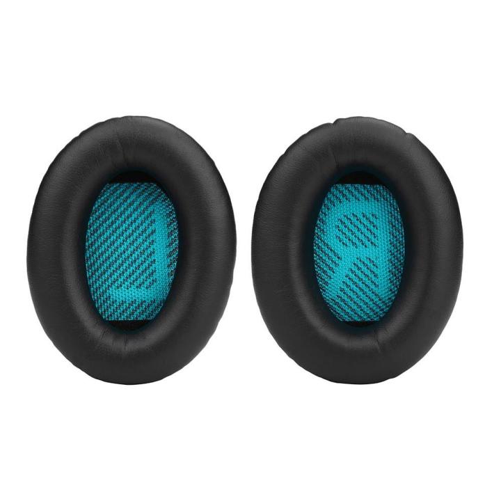 Replace Ear Pads Cushions Leather for Bose QuietComfort QC35 Headphones BK