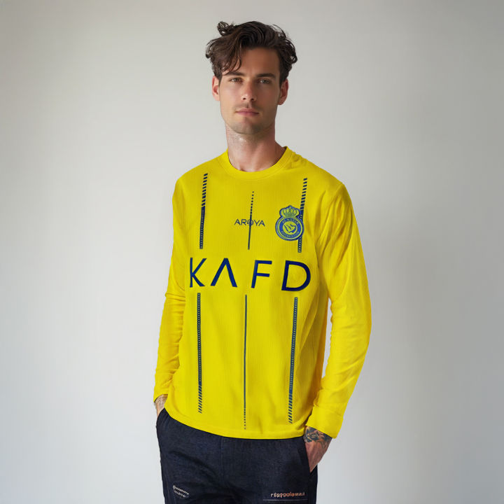 Al Nassr 23-24 Home Jersey Long Sleeve