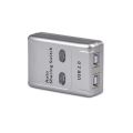 FJGEAR 2X USB 2.0 Auto Sharing Switch 2 Port HUB Adapter Switcher for 2 PC Printer USB Switch Devices Support Windows.