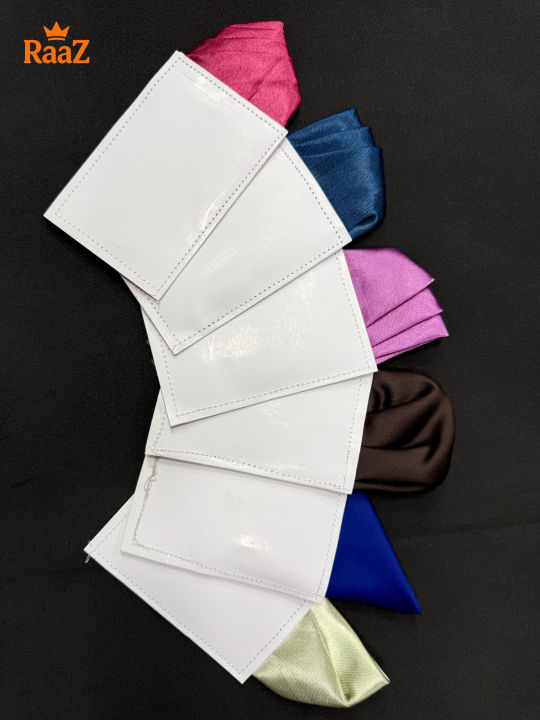 Solid Color Modern Artisan Pocket Square for Men