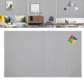 Self-Adhesive Grey Plain Linen Textured Wall Sticker Vinyl 60cmx120cm  Wallpaper Rolls ( 8 sqf ). 