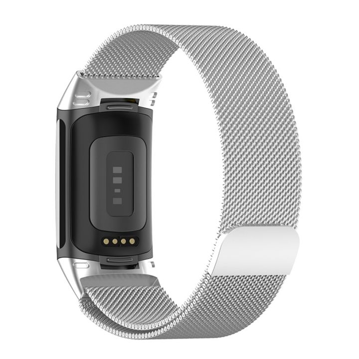 Milan%20Magnetic%20Metal%20Steel%20Mesh%20Watch%20Band%20For%20Fitbit%20Charge%206%20-%20Image%207