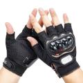 Pro Biker Half Finger  Protective  Motorcycle Gloves  1 pair. 