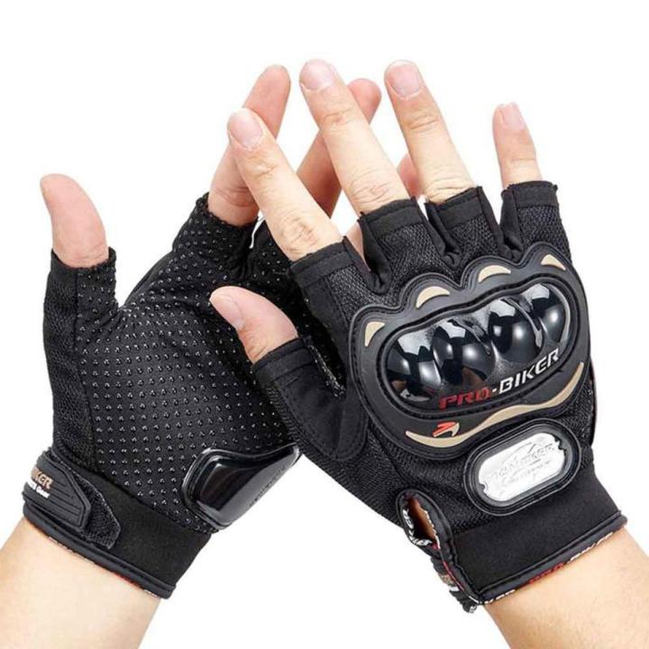 Pro Biker Half Finger  Protective  Motorcycle Gloves  1 pair