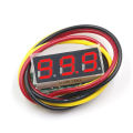 Mini Digital DC Voltmeter Meter Volt Tester Detector Monitor 2 Wire 3 Bit Red LED tube for DC UPS IPS Battery Tester ATS etc. 