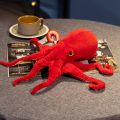 【Daily Necessities For Anyone Store】Lifelike Cute Giant Octopus Plush Doll Red Octopus Realistic Marine Animal Plush Doll Pillow Home Decoration For Boys Gifts. 