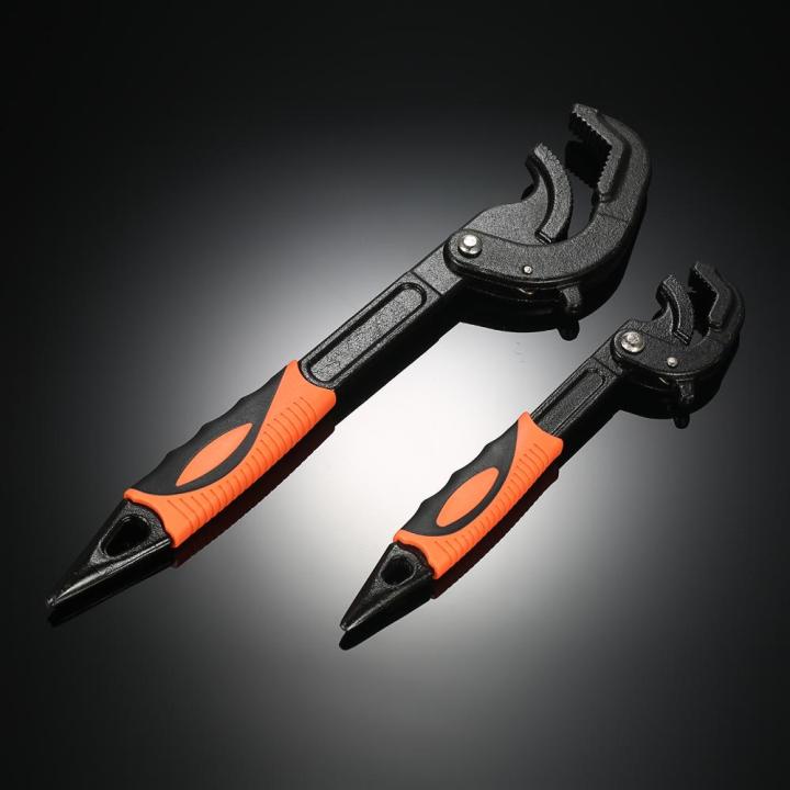 KOGEEK Multi-function 2pcs 14-30mm 30-60mm Adjustable Spanners Heavy Duty Quick Torque Wrench Industrial Grade Water Pipe and Nut Wrench Kit Tool
