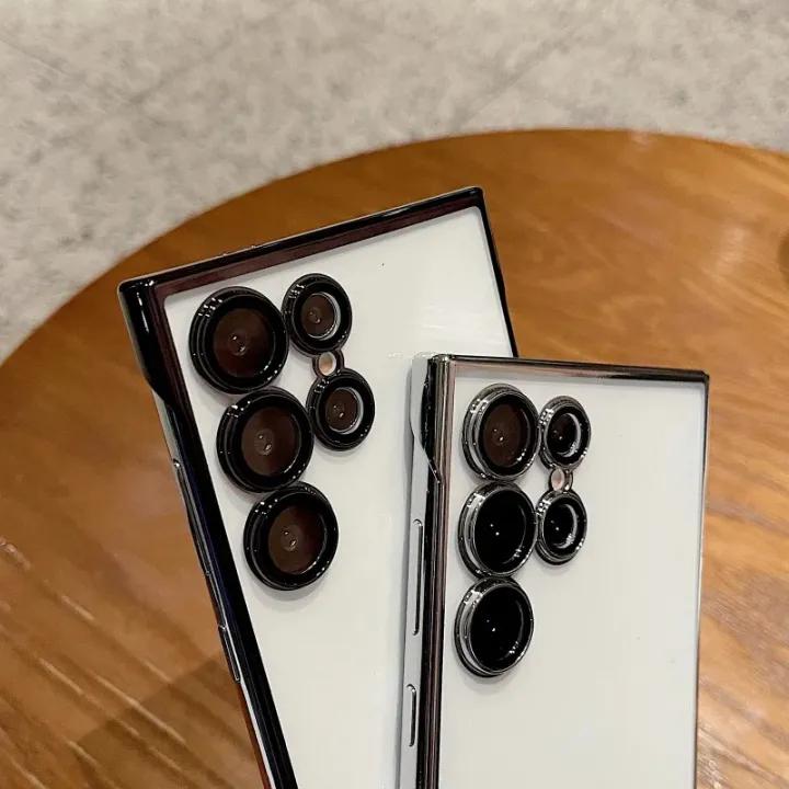 HODON%20Luxury%20Plating%20Slim%20Thin%20Frameless%20Transparent%20Phone%20Case%20For%20Samsung%20S26%20S25%20S24%20S23%20S22%20Ultra%20S24%20Plus%20Cases%20Camera%20Protection%20Clear%20PC%20Hard%20Cover%20-%20Image%208