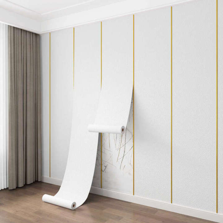 Wallpaper waterproof and moisture-proof 3D three-dimensional sticker for home bedroom warm wall background wallpaper self-adhesive