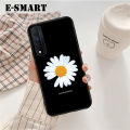 Phone Case Realme Narzo 30 Soft Back Cover +Daisy Flowers Folding Realme Narzo30 case. 