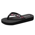 Summer Slippers Women Bohemian flip flops indoor & outdoor Ethnic Style Shoes Female Sandals Beach Slippers pantuflas mujer A40.