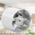 2X 4 Inch Inline Duct Fan Air Ventilator Metal Pipe Ventilation Exhaust Fan Mini Extractor Bathroom Toilet Wall Fan. 