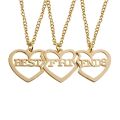 New Best Friends Necklace For Women Girls Broken Heart Puzzle Musical Note Pendant Necklaces BFF Friendship Forever Jewelry Gift.