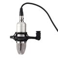 FIFINE F-700 Professional Condenser Sound Recording Microphone with Shock Mount for Studio Radio Broadcasting & Live Boardcast, 3.5mm Earphone Port, Cable Length: 2.5m. 