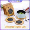 Dinning Table Mat/Wooden Nonslip Heat Pad For Kitchen round.