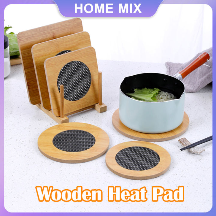 Dinning%20Table%20Mat/Wooden%20Nonslip%20Heat%20Pad%20For%20Kitchen%20round%20-%20Image%204