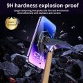 Dust free Installation Screen Protector For iPhone 15 14 13 12 11 Pro XS Max XR Easy Install Auto-Dust Remova Kit Tempered Glass.