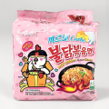Cream Carbonara Hot Chicken Flavor Korean Noodles - 700g (Pack of 5). 