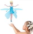 Premium Frozen Elsa Flying Dolls with Light and Music Brinquedos Kids Angel Flying Infrared Doll Toy. 