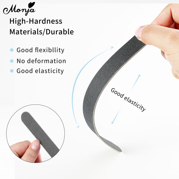 Monja%20Nail%20File%20Black%20100/180%20Grit%20Double%20Side%20Sandpaper%20Buffer%20Polishing%20Grinding%20Professional%20Manicure%20Pedicure%20Sanding%20Tools%20-%20Image%207