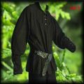 Men Medieval Renaissance Grooms Pirate Reenactment Larp Costume Lacing Up Shirt Bandage Top Middle Age Clothing For S-3XL.